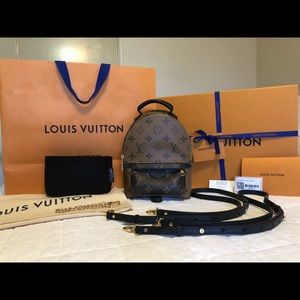 Lv Palm springs mini monogram reverse